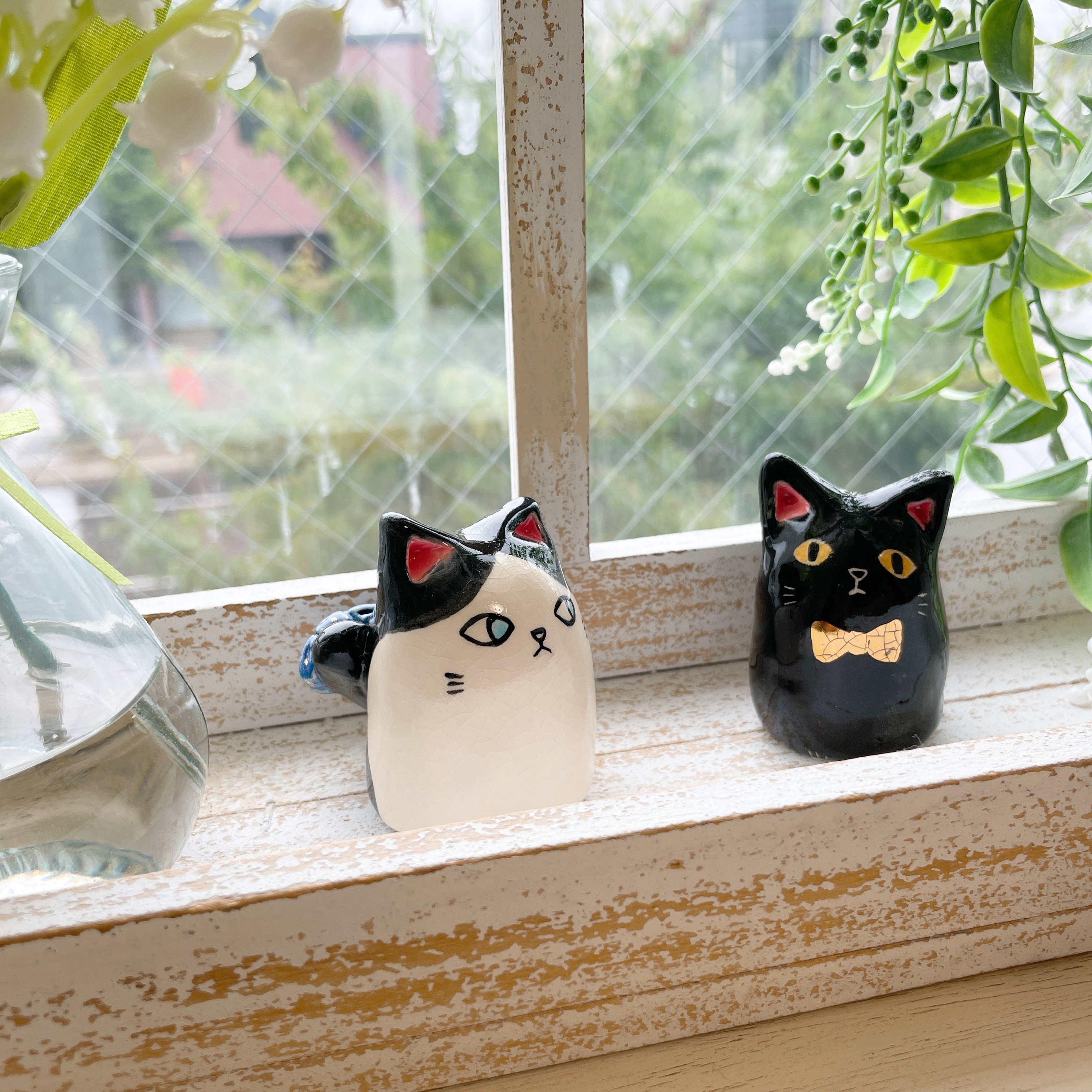 ダヤン　マーシィ　セット　猫　うさぎ　置物　ペーパーウエイト　バラ売り可能