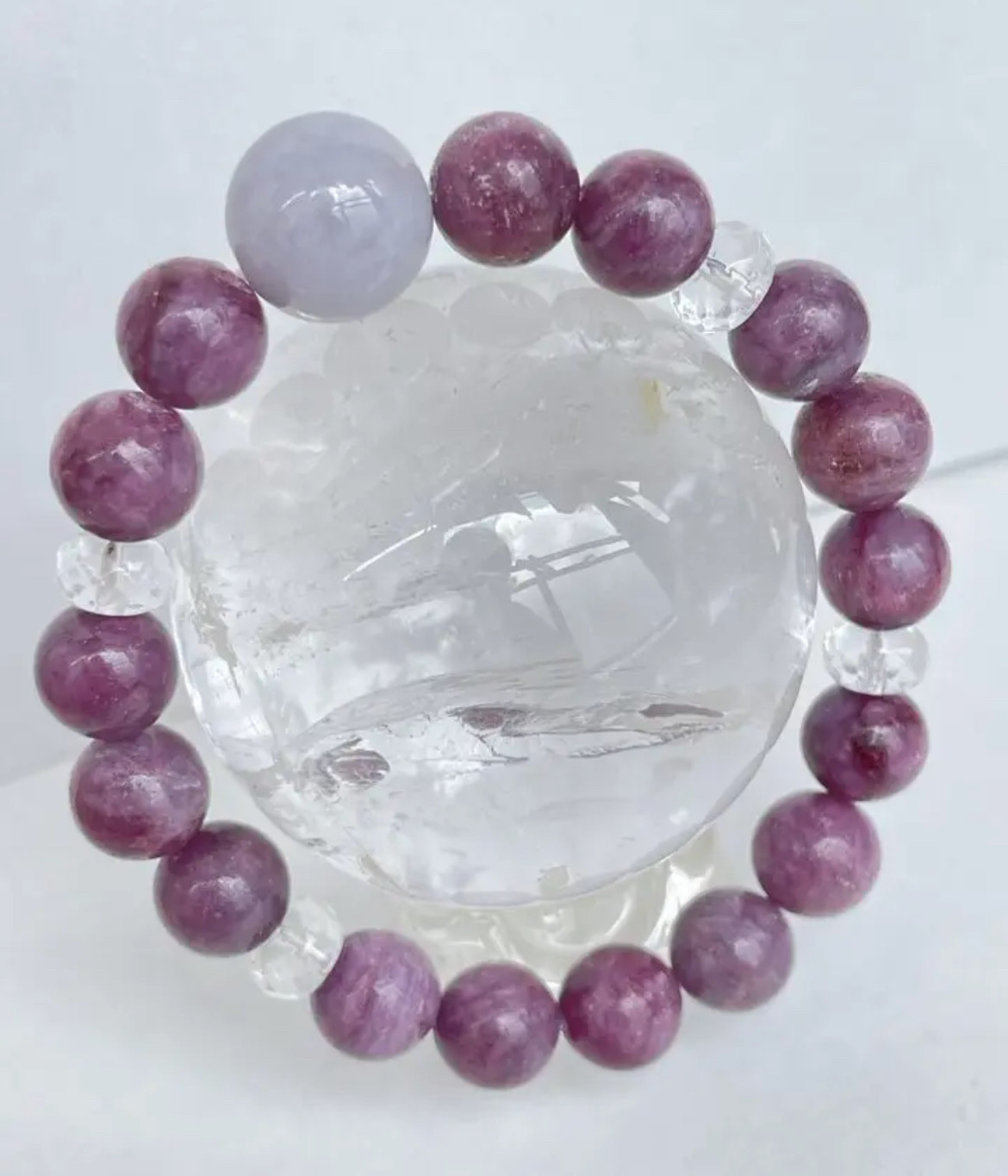 ✳︎心の癒しとポジティブに切り替えたい願い✳︎ラベンダー翡翠&レピドライト