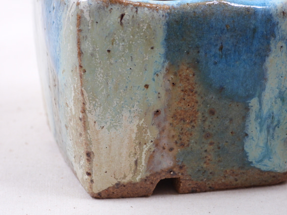 角陶製植木鉢(皿付き)2 9枚目の画像