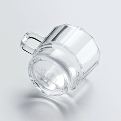 【台湾HMM】W Glass Clear  300ml  コップ 3枚目の画像