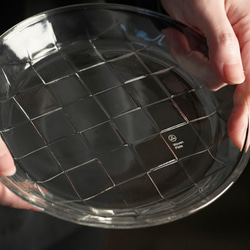 【台湾HMM】Woven Plate - Amber 16CM ガラス皿ガラスざら 13枚目の画像