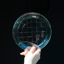 【台湾HMM】Woven Plate - Amber 16CM ガラス皿ガラスざら 17枚目の画像
