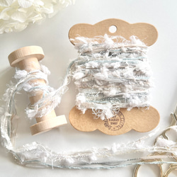 絹糸 極太38g 「染色前糸」 精練済 シルク100％ かがり糸 刺繍糸