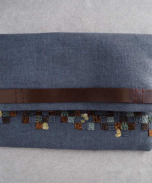 CLUTCH BAG - M▫️mosaïque 手拿包 #CL1830 / 高級時裝刺繡手工刺繡 第4張的照片