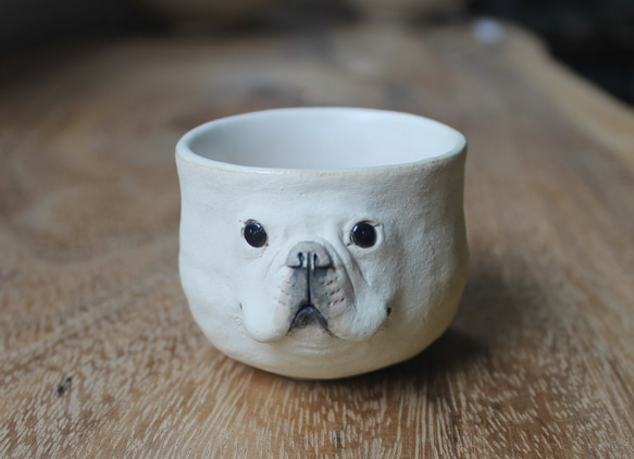 イタリア製 フレンチブルドック（陶器） 5776】イタリア製 フレンチ