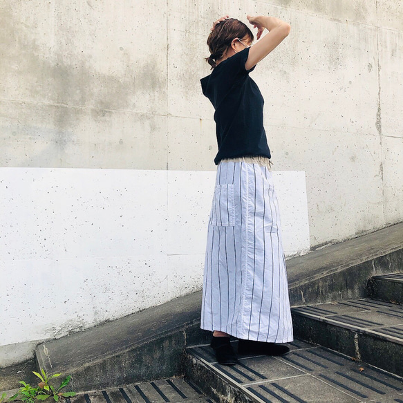 ‐maruyu‐タックがかっこ可愛いスカート 2枚目の画像
