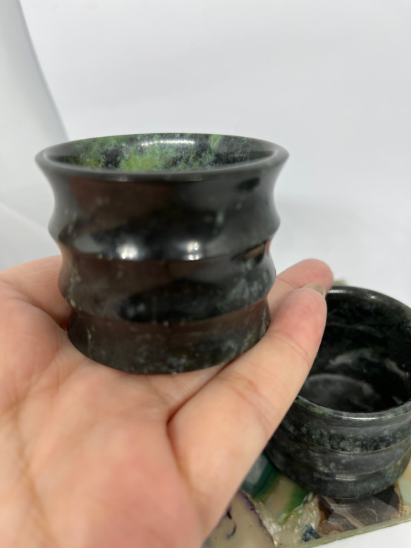 天然薬王石湯飲み 薬王石禅杯新品 2つ 薬王石 ミニ湯飲み 完売 その他キッチン小物 Mimpi 通販 14157007