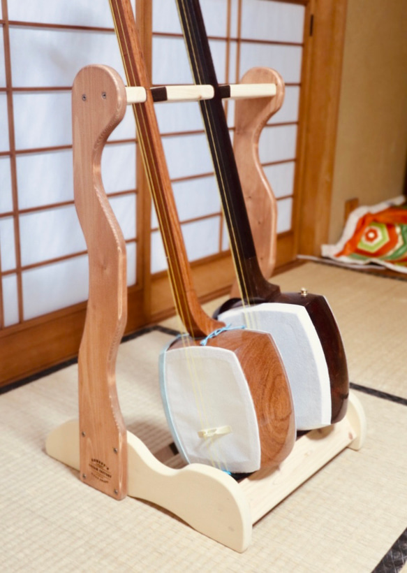 三味線スタンド 木製 組み立て式 手作り 三味線スタンド 木製 組み立て式 手作り - メルカリ