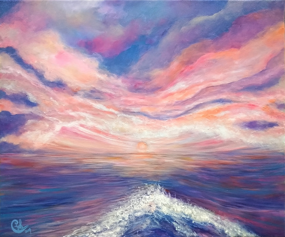 海洋繪畫《就是你的海洋之聲3》Ocean Painting "That's My Ocean Sound 3" 第1張的照片