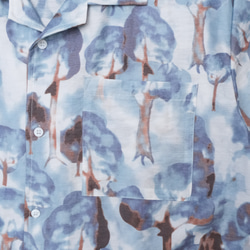 スモークフォレスト半袖キューバシャツ 7枚目の画像