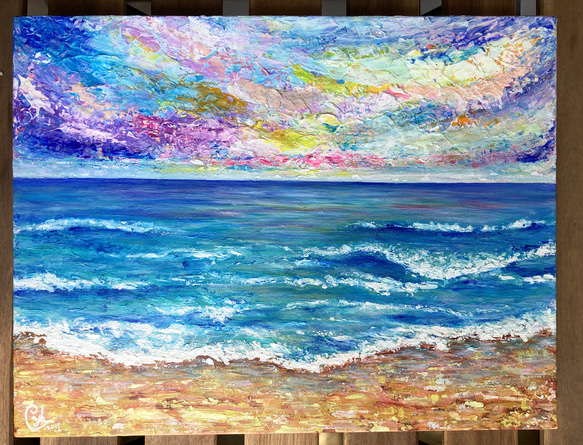 訂製繪畫 《就是你的海洋之聲2》Ocean Painting "That's My Ocean Sound 2" 第1張的照片