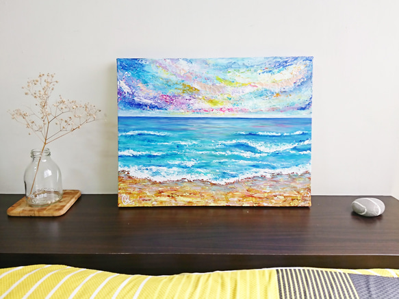 訂製繪畫 《就是你的海洋之聲2》Ocean Painting "That's My Ocean Sound 2" 第4張的照片