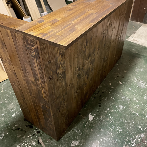 コの字】カウンター ロング 幅140✖︎高さ100✖︎奥行き47センチ 机