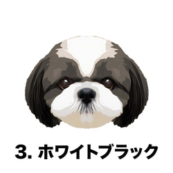 【 シーズー 毛色3色 パターン柄 】マグカップ　お家用　プレゼント　犬　うちの子　ペット　コーギーブラザーズ 3枚目の画像