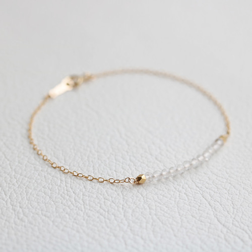 極小天然石水晶14kgfブレスレット ブレスレット c.S.c 通販