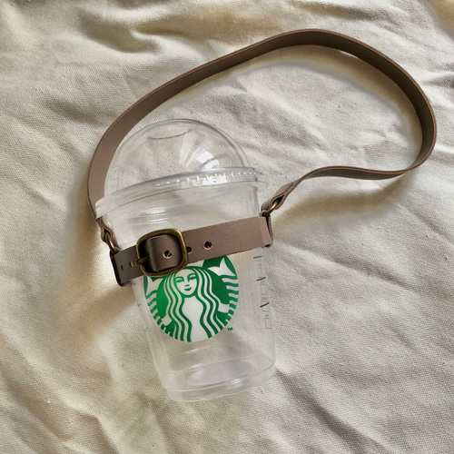 手縫い ヌメ革 シザーケース (手染め茶色) 6丁差し 革ベルト付き SCL