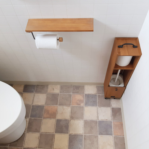 木製トイレブラシ収納 バス・トイレ・洗面用品 craftman01 通販