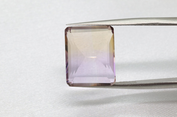 ★SALE★7/31まで3,000円引き★天然アメトリン 大粒 8.420ct ルース スクエア バイカラー 3枚目の画像