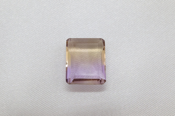 ★SALE★7/31まで3,000円引き★天然アメトリン 大粒 8.420ct ルース スクエア バイカラー 4枚目の画像