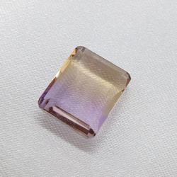 ★SALE★7/31まで3,000円引き★天然アメトリン 大粒 8.420ct ルース スクエア バイカラー 5枚目の画像