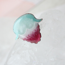 ✦夏シリーズ✦ かき氷のピアス(いちご味) 5枚目の画像