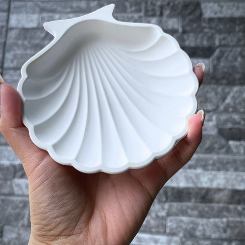 シェルプレートモチーフ/アロマストーン アクセサリートレイ 撮影小物