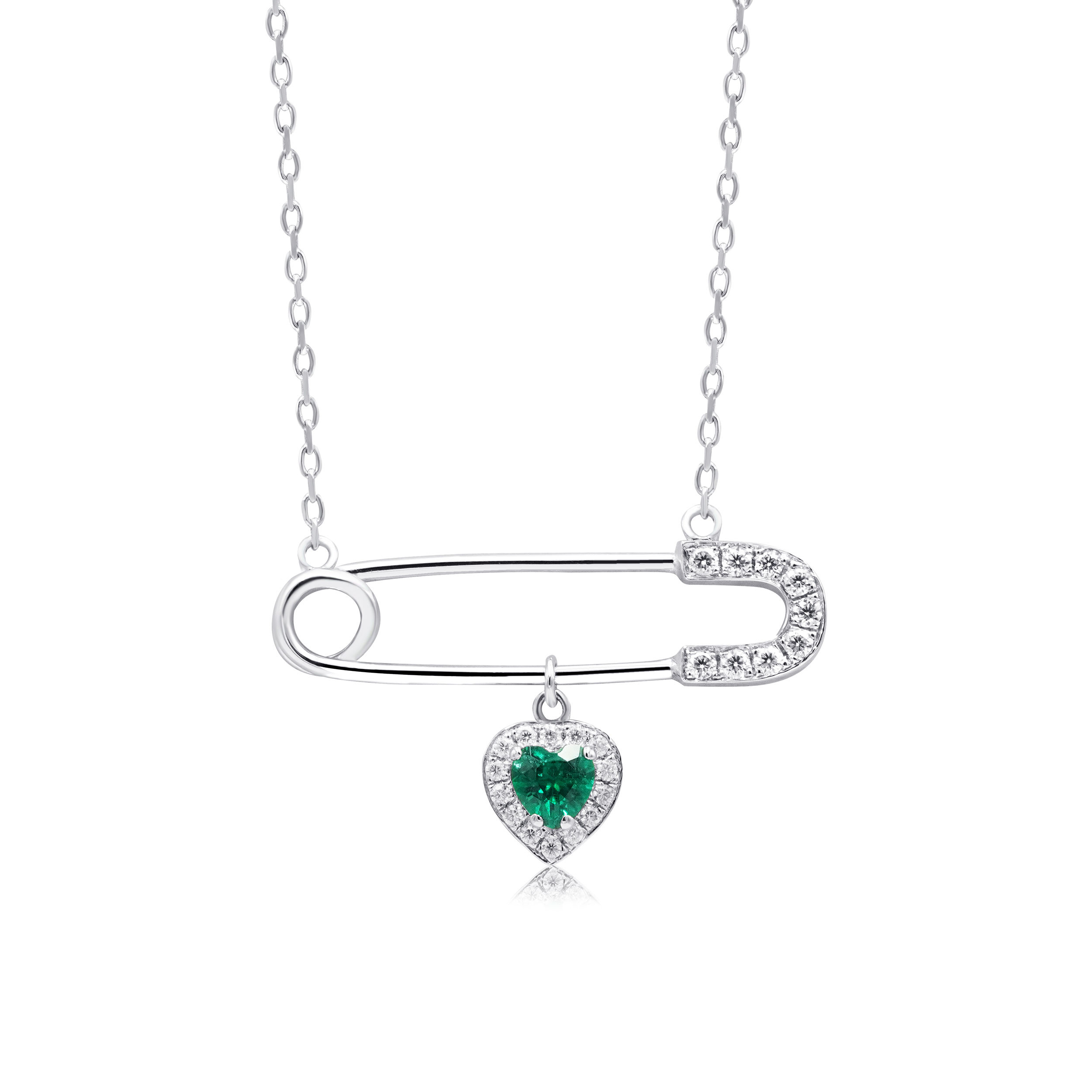 安全ピンをモチーフしたネックレス（4週間発送）