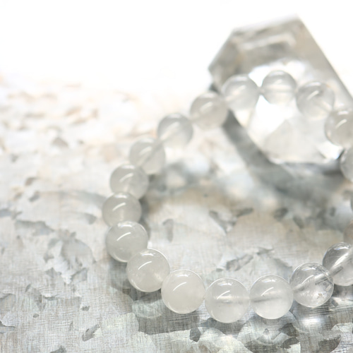 2本セット マニカラン水晶☆ブレスレット11ミリ粒、7ミリ粒 【公式通販】