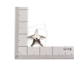 PDT-2596-R [2 件] 星星吊墜，星星吊墜 / 14.5mm X 14.6mm 第5張的照片