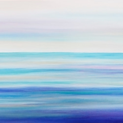 絵画 ocean Ocean and Signs 01-16, 2025 Silver ink, pigment, earth and