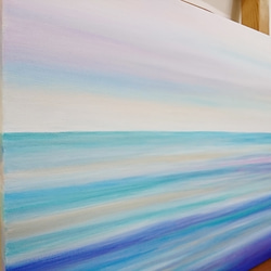 海洋繪畫《寧靜漂浮1》Ocean Painting " Floating in the peacefulness 1" 第3張的照片