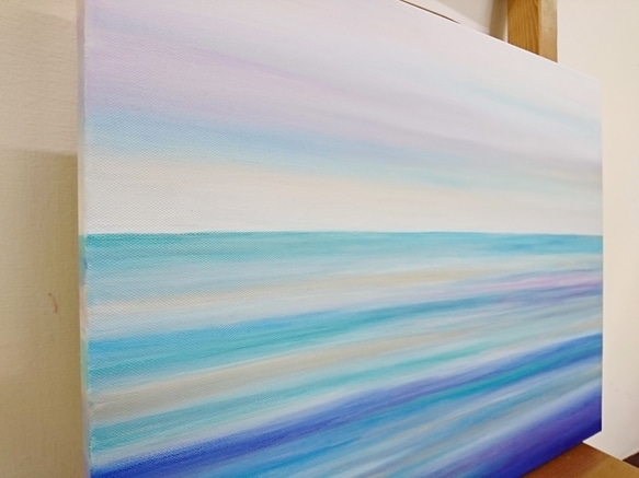 海洋繪畫《寧靜漂浮1》Ocean Painting " Floating in the peacefulness 1" 第3張的照片
