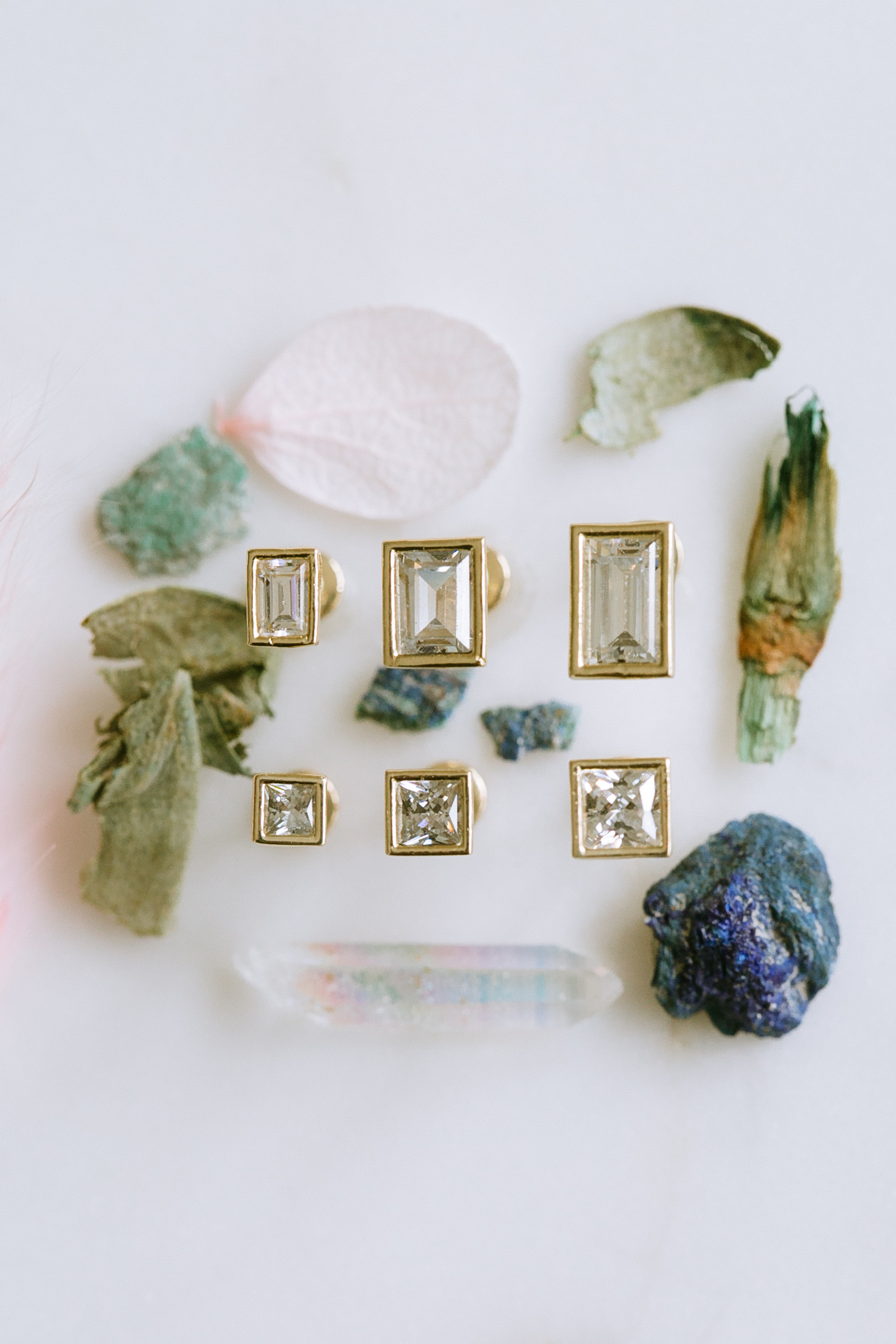 14K金 ゴールド Cz ヘリックス 軟骨 アンチトラガス アウター インナーコンク イヤリング ピアス ラブレット