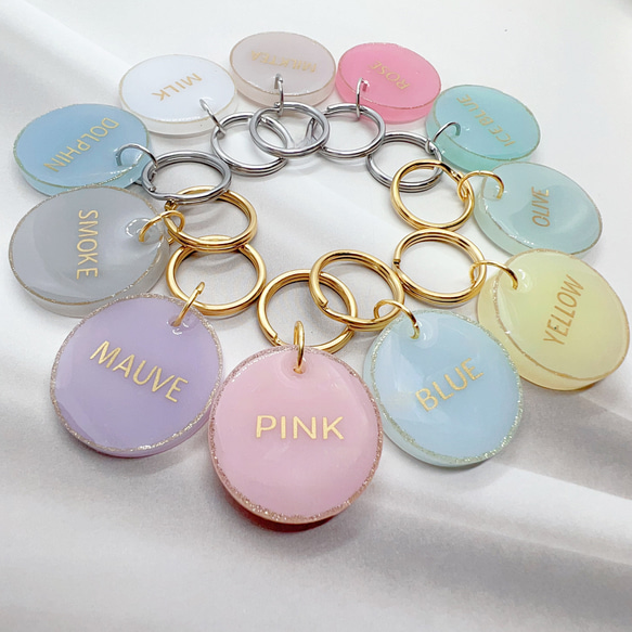 名前入り》キーリング キーホルダー 子供 ペット カップル ネーム