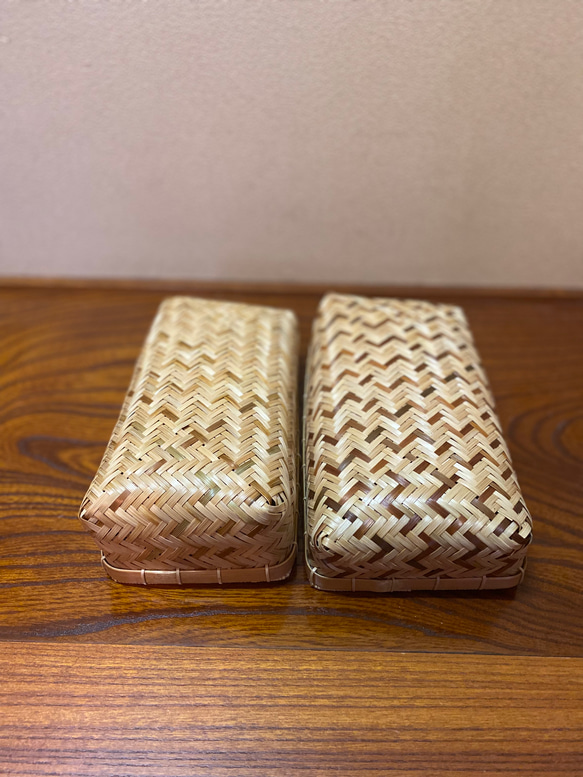 素朴な竹のお弁当箱　ランチボックス(長方形・大) 3枚目の画像