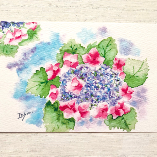 cherryさま専用4月(原画)花がささやく春夜【A5サイズ/水彩画 cherryさま専用4月(原画)花がささやく春夜【A5サイズ/水彩画