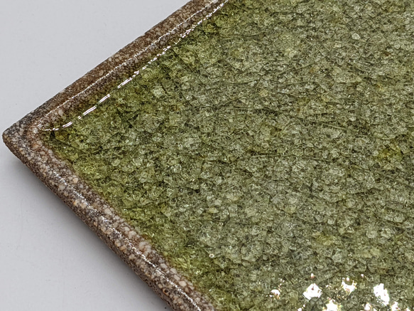 156-0008  タイル素材の器 和陶器 和モダン /ｼﾞｰｸRICH PIATTOﾓﾈｸﾞﾘｰﾝ 人気・おすすめ｜使いやすい・旅行におすすめ 品質保証 全国発送