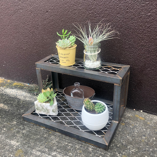 植物用大型2段アイアンラック 植物用大型2段アイアンラック 植物用大型2段アイアンラック 植物用大型