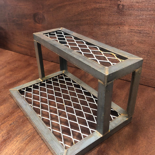 アイアンラック 段違い 二段 植物ラック インテリアラック その他