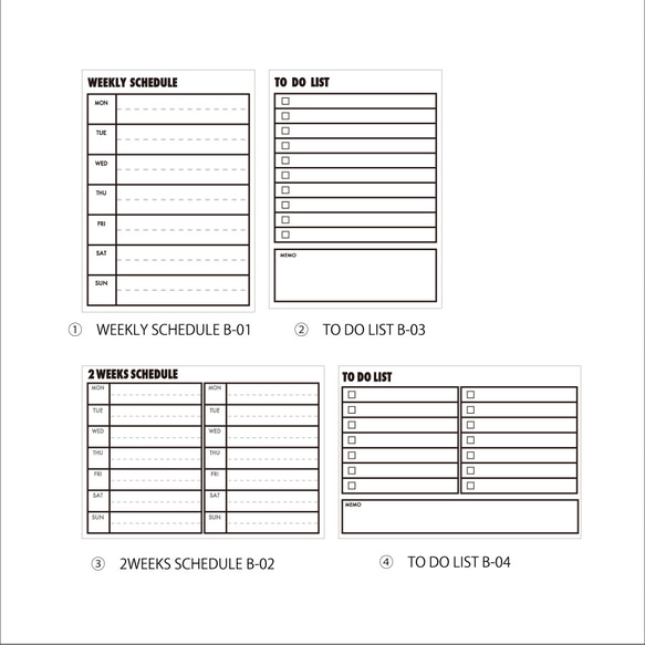 【訳あり】シールタイプのホワイトボード B5 スケジュール カレンダー to do list 5枚目の画像
