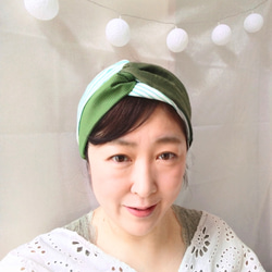 [限量版 3] Nekonokaori | 條紋 W 交叉頭巾 | 霓虹色自由 第2張的照片