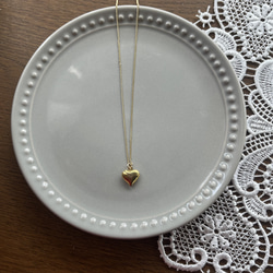 gold Heart necklace♡ゴールドハートネックレス 2枚目の画像