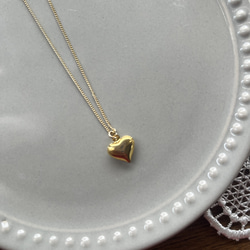 gold Heart necklace♡ゴールドハートネックレス 1枚目の画像
