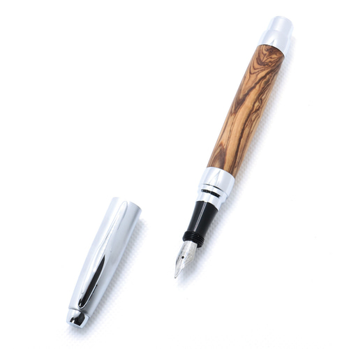 非売品 木製 手作り 高級 カートリッジ 中字 回転式キャップ 万年筆 筆記具