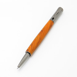 木頭水性圓珠筆 磁性筆帽（棕色硬木；鍍青銅色） 第4張的照片