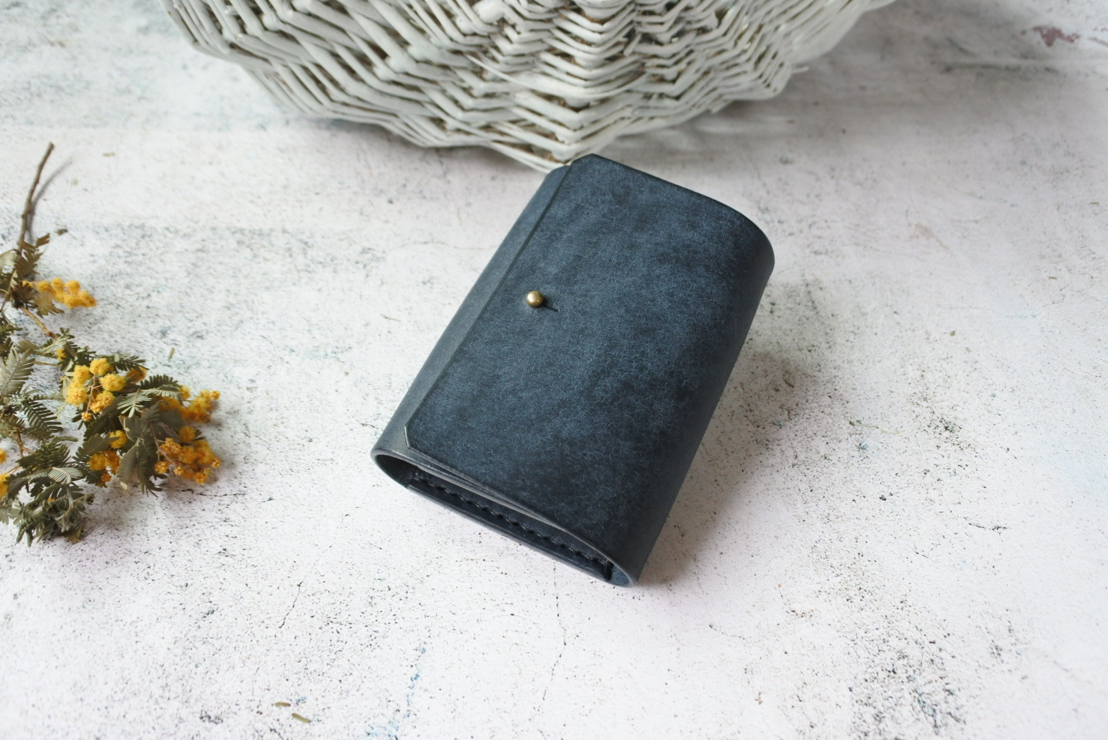 イタリアンレザー★キーケース★カードケース付き【カラーオーダー】【受注制作】｜詳細画像