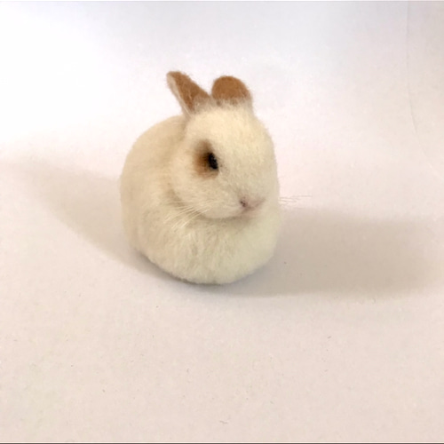 もふもふおしゃれうさぎ　羊毛フェルト うさぎ羊毛フェルト Mon mignon ♥(モンミニョン