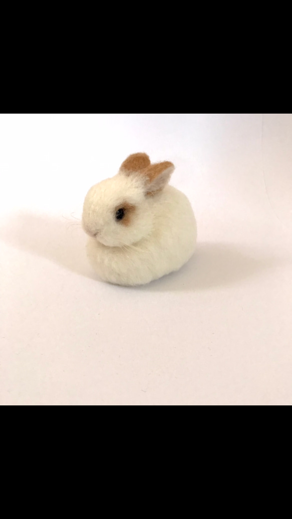 もふっとまるっとうさぎさん〜 うさぎ 羊毛フェルトネザーランド