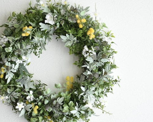 リース・アーティフィシャルフラワーリース リース ファボリーエム