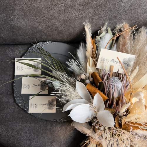 STANDARD・青 【開店祝・新築祝などにも♪】フラワーアレンジメント